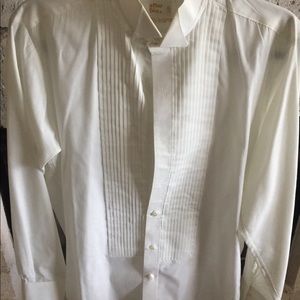 Men’s White Tuxedo Shirt from After Six